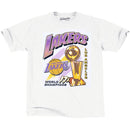 Los Angles Lakers Vintage 17 Times Champion SS Tee White NBA Famousrockshop