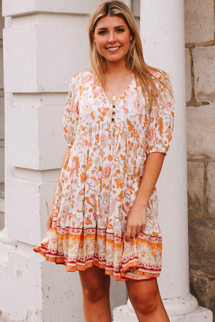Hot Property Lucille half Sleeves Mini Dress