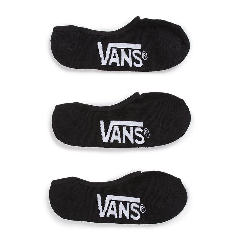 Vans Black Socks Classic Super No Show 3 Pack