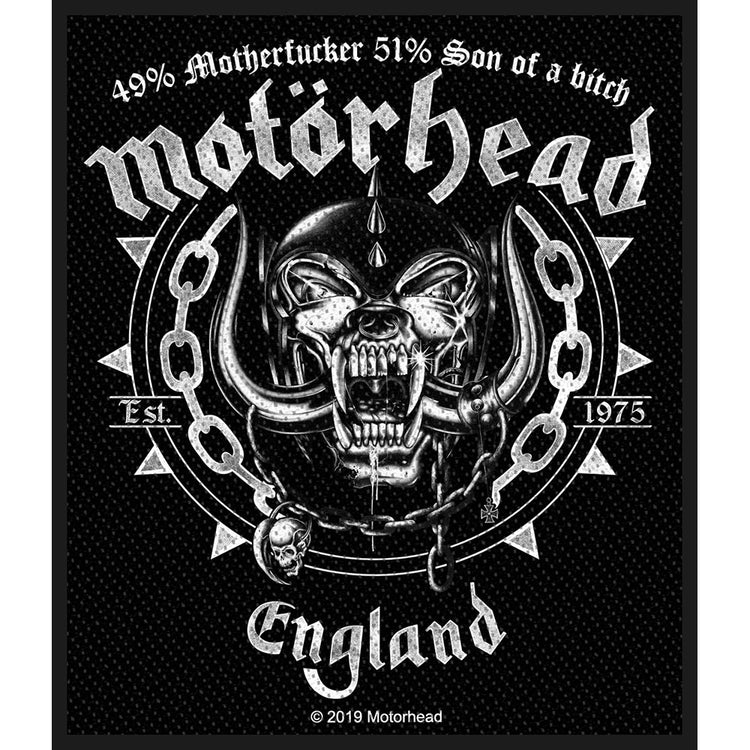 MOTORHEAD BALL & CHAIN PATCH