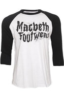 Macbeth Punk Vegan 3/4 T-Shirt Black  Famous Rock Shop 517 Hunter Street Newcastle 2300 NSW Australia