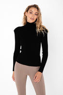Madison The Label Valley Knit Jumper Black