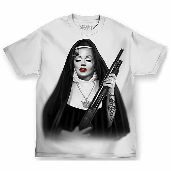 Mafioso Sisters Monroe T-Shirt White