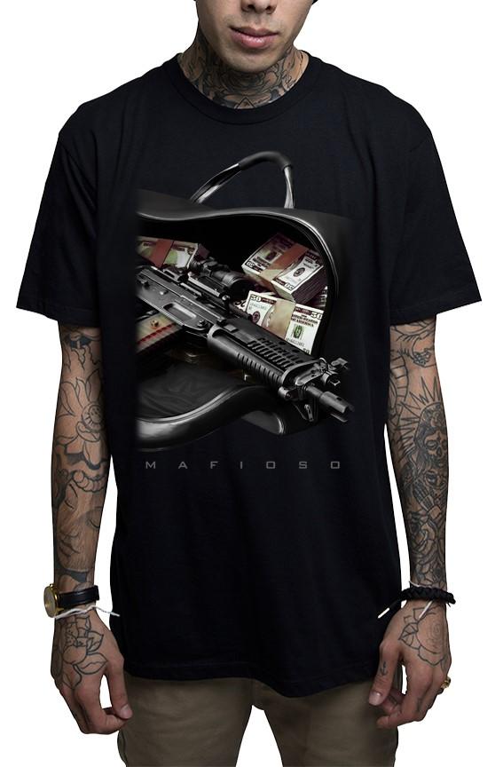 Mafioso Bag Boy T-Shirt Black Famous Rock Shop