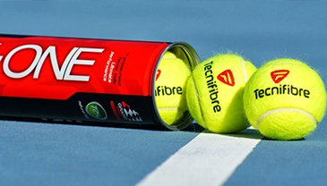 Tecnifibre X-One set of 4 Tennis Balls