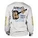 Metallica And Justice For All White Unisex Long Sleeve Tee