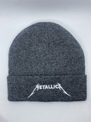 Metallica Beanie Logo Grey Black