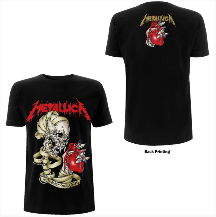 Metallica Heart Explosive Unisex T-Shirt