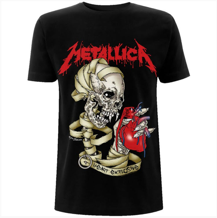 Metallica Heart Explosive Unisex T-Shirt