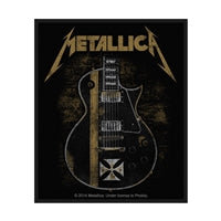 Metallica Hetfield Guitar Web  Sew on Patch Famous Rock Shop