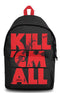 Metallica Kill Em All Blood Da Backpack