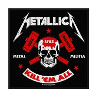 Metallica Metal Militia SP2935 Sew on Patch Famous Rock Shop