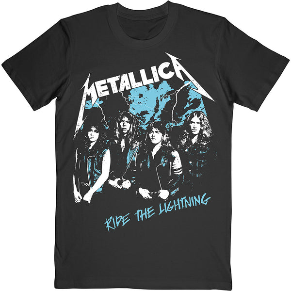 Metallica Ride The Lightning Cropped Long-Sleeve Girls T-Shirt