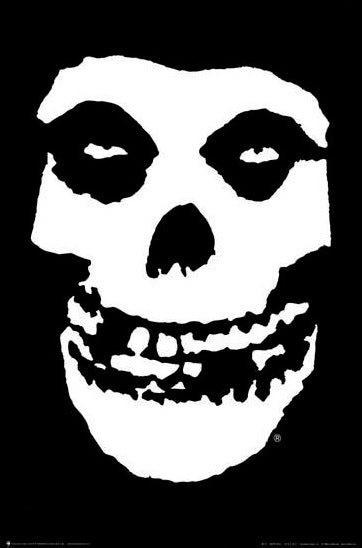 Misfit Skull Poster