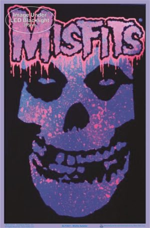 Misfits Splatte Velvet Blacklight Poster