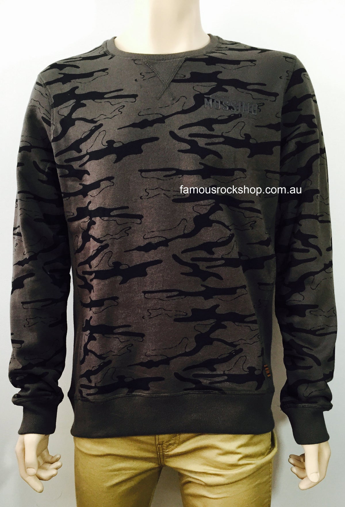 Mossimo Brook State Crew Vintage Sage