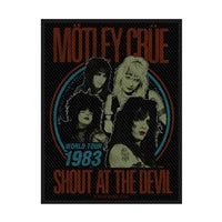 Motley Crue Shout At The Devil SP3014 Sew on Patch Famous Rock Shop