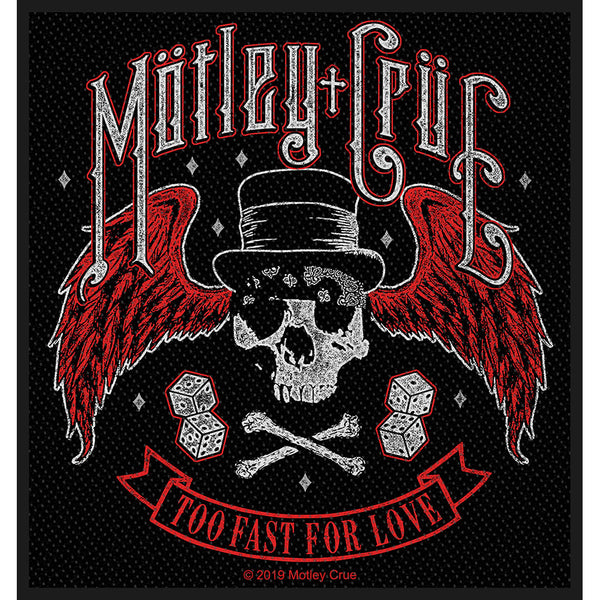 Motley Crue Too Fast For Love Patch