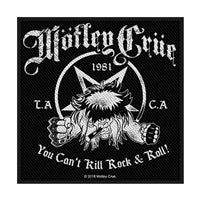 Motley Crue You Can't Kill Rock N Roll SP3013 Sew on Patch Famous Rock Shop