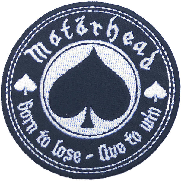 Motorhead Patch Born To Love Live To Win Iron On