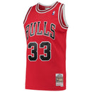 NBA Swingman Road Jersey Bulls 97 Scottie Pippen  Mitchell & Ness  NUMBER 33