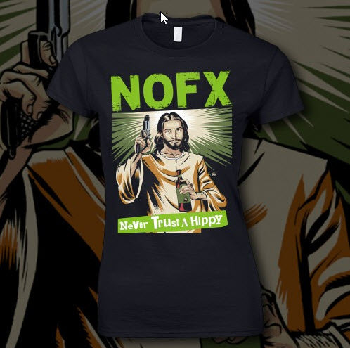 NOFX Never Trust a Hippy Women's T-Shirt