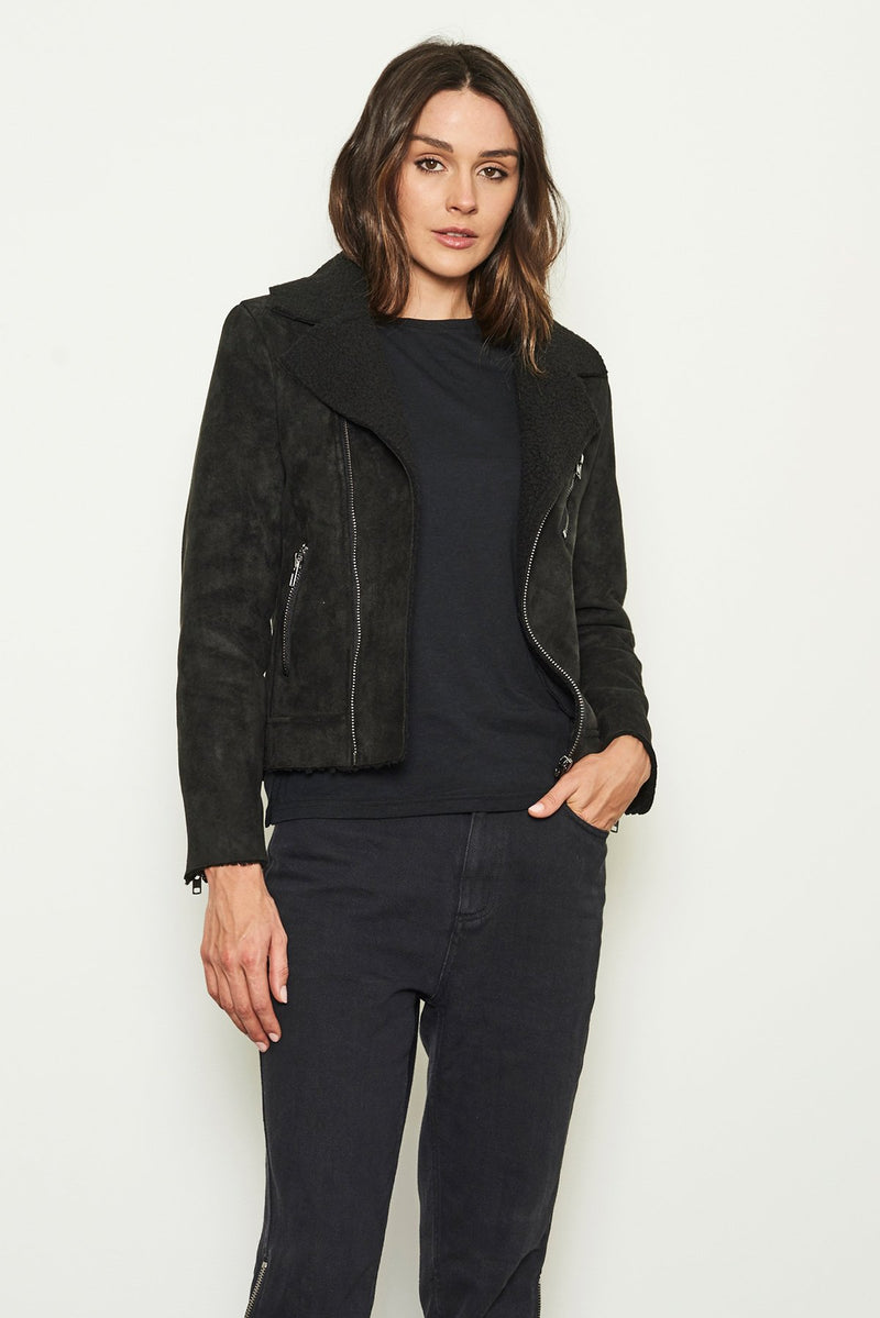 Nana Judy THE MONTICELLO BIKER JACKET Black