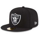 New Era 59Fifty NFL Oakland Raiders  Fitted Cap Black White