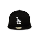 New Era Los Angeles Dodgers Black 59FIFTY Fitted Hat 70000604 Famous Rock Shop Newcastle, 2300 NSW. Australia. 2