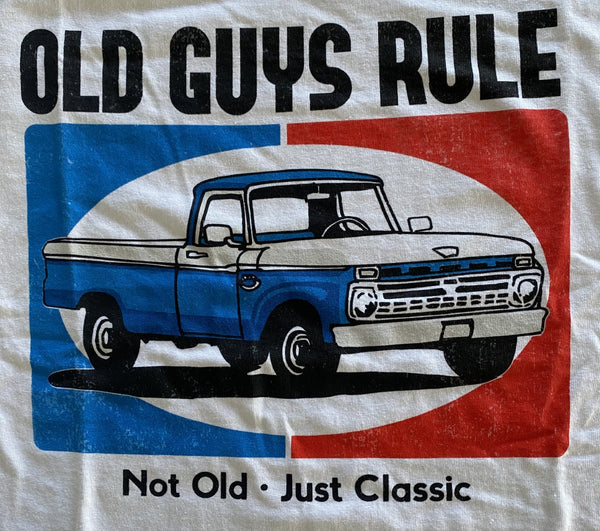 OGR Just Classic Old Guys Rule White T-Shirt