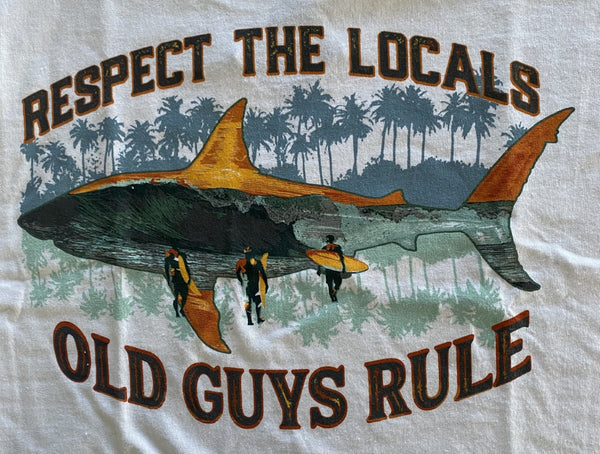 OGR Local Respect Old Guys Rule White T-Shirt