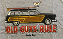 OGR Lucky Dog Sp Grey Men's T-Shirt Old Guys Rule