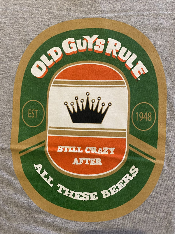 OGR OZ For Beer Sp Grey Men's T-Shirt Old Guys Rule