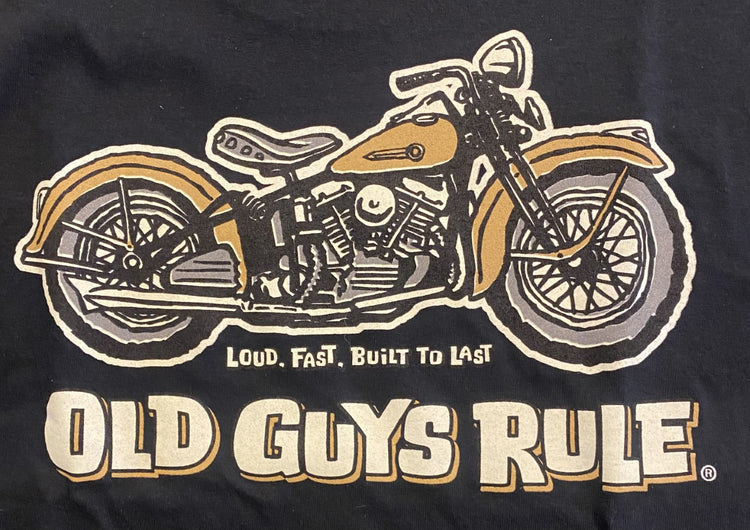 OGR Panhead Black Men's T-Shirt Old Guys Rule