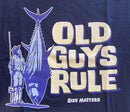 OGR Size Matters Navy Men's T-Shirt Old Guys Rule
