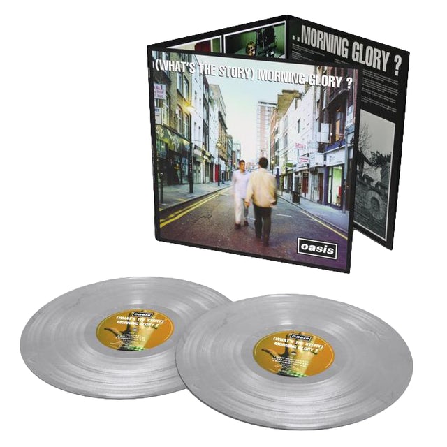Oasis Whats The Story Morning Glory? 25 Anniversary Vinyl 2LP SILVER Famousrockshop