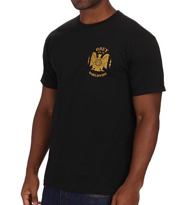 Obey Majestic Eagle T-Shirt Black