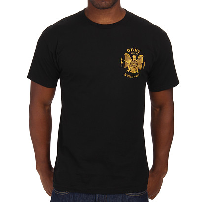 Obey Majestic Eagle T-Shirt Black