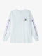 Obey Wave Lengths LS Tee White