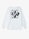 Obey Wave Lengths LS Tee White