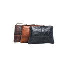 Oran Leather Stephanie Brown Clutch