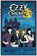Ozzy Osbourne Blizzard Of Oz Tour Poster  61×91.5cm