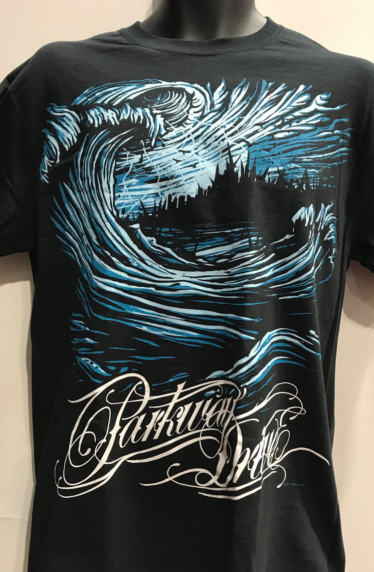 PARKWAY DRIVE WAVE BLACK T-SHIRT