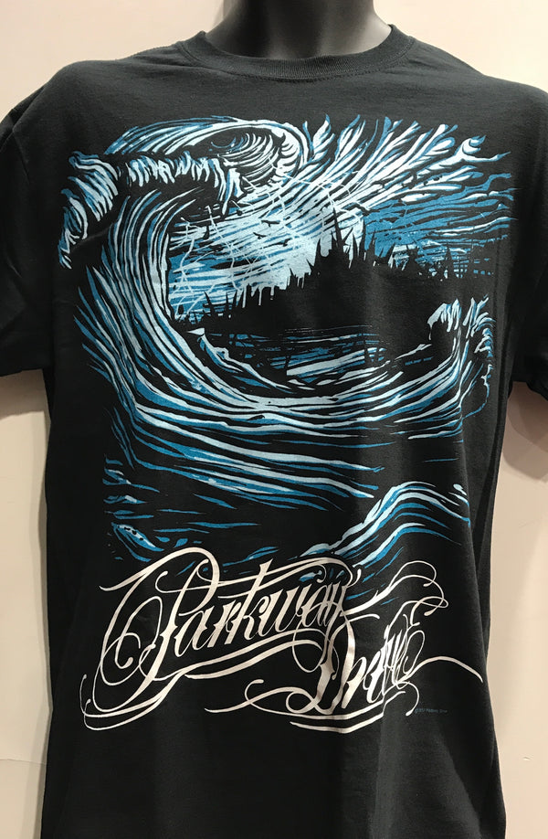 PARKWAY DRIVE WAVE BLACK T-SHIRT