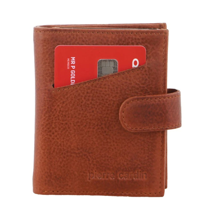 Leather Smart Card Holder Wallet Tan 3644