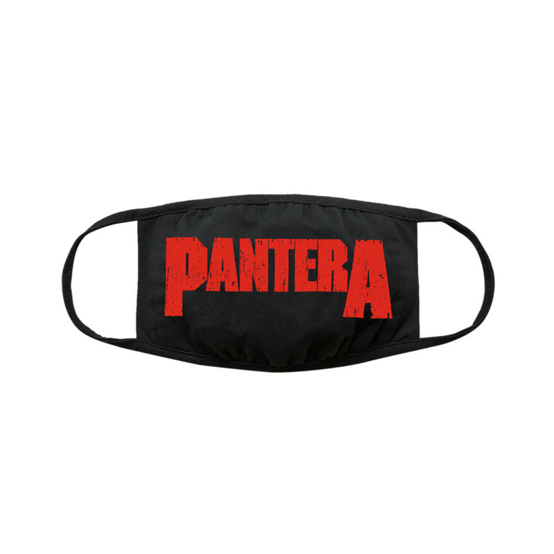 Pantera Face Mask Logo Famousrockshop