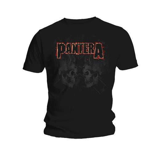 Pantera Watermarked Skulls T-Shirt Band Shirts Australia Famous Rock Shop Newcastle 2300 NSW Australia