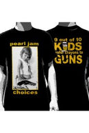 Pearl Jam Choices  rock band t-shirts