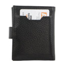 Leather Smart Card Holder Wallet Black 3644