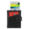 Leather Smart Card Holder Wallet Black 3644